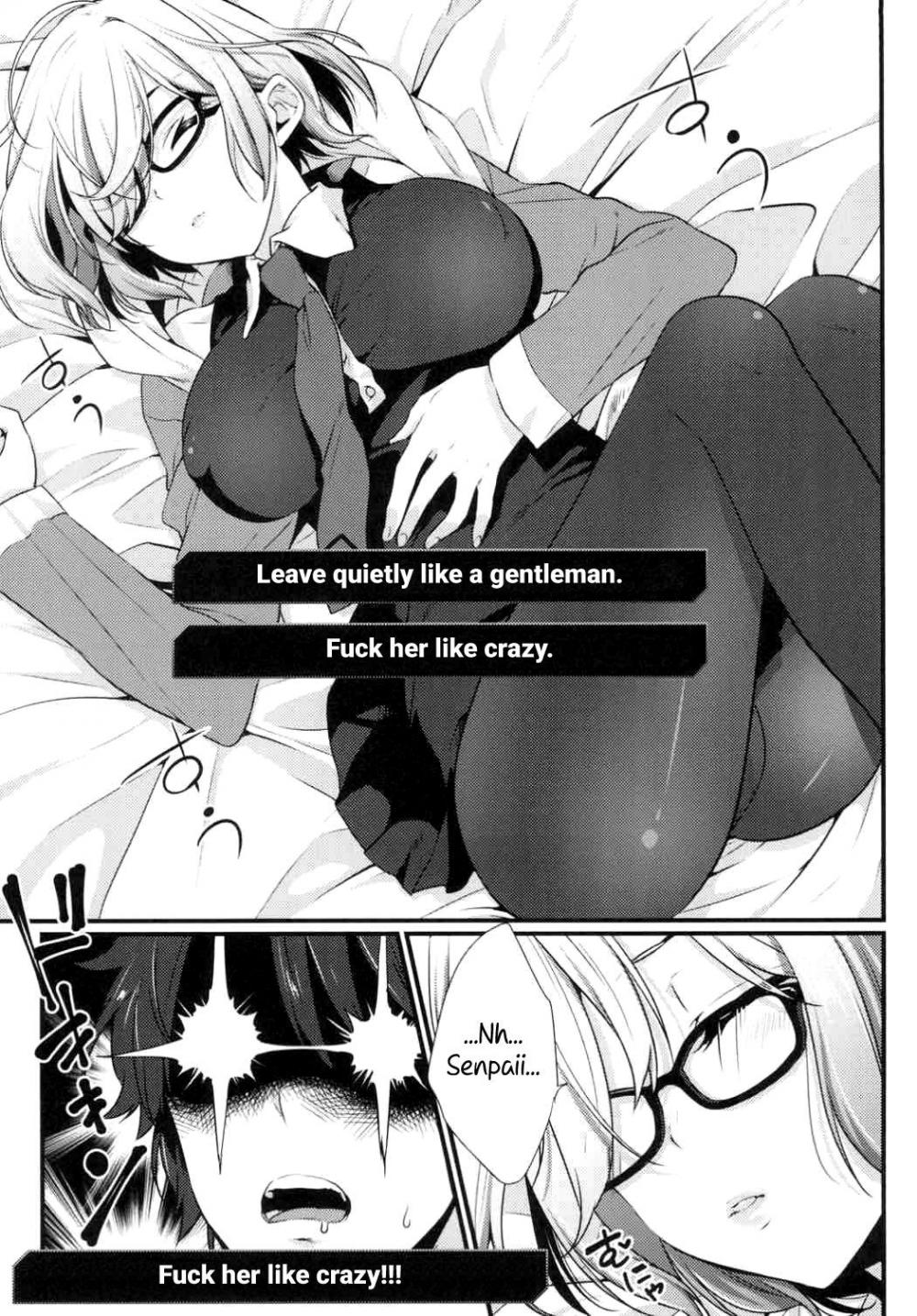 Hentai Manga Comic-I Found Mashu Sleeping In My Room So I Fucked Her Silly-Read-4